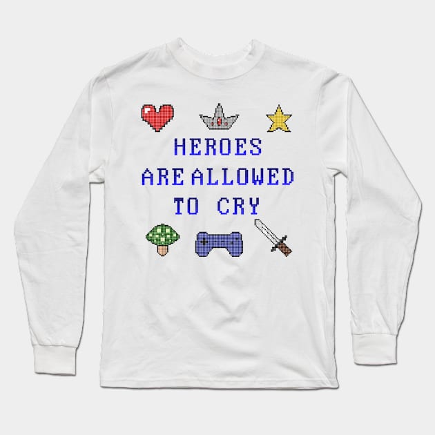 Emotional Heroes Long Sleeve T-Shirt by Luna-Cooper